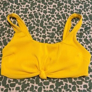 Hollister Yellow Bikini Top